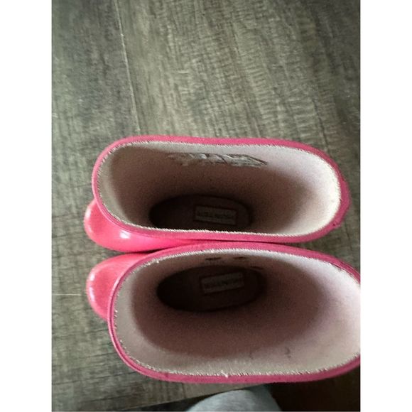 Girls Sparkly Pink Hunters Rainbows Size 8 - Picture 6 of 6